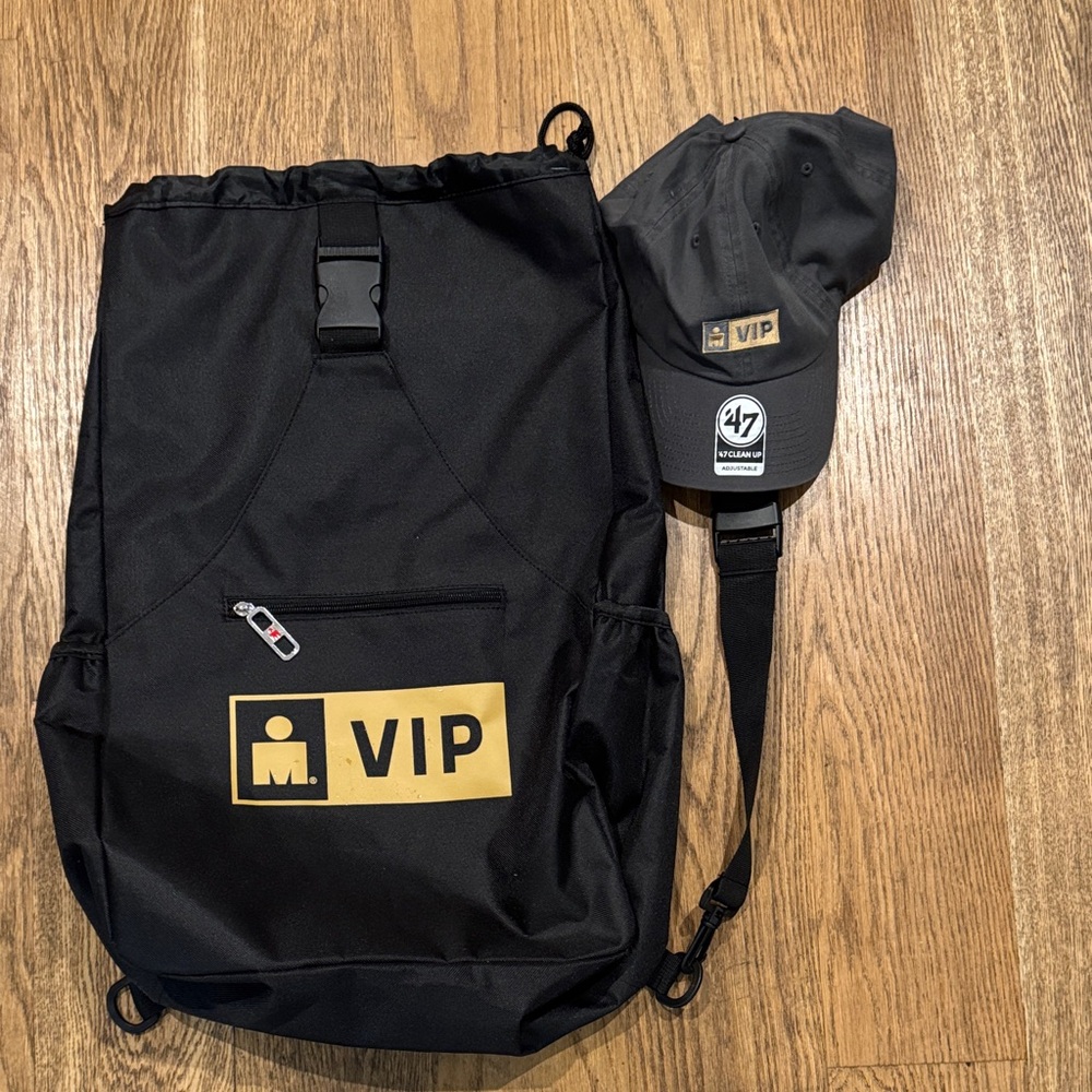 Ironman VIP Bag and Hat new